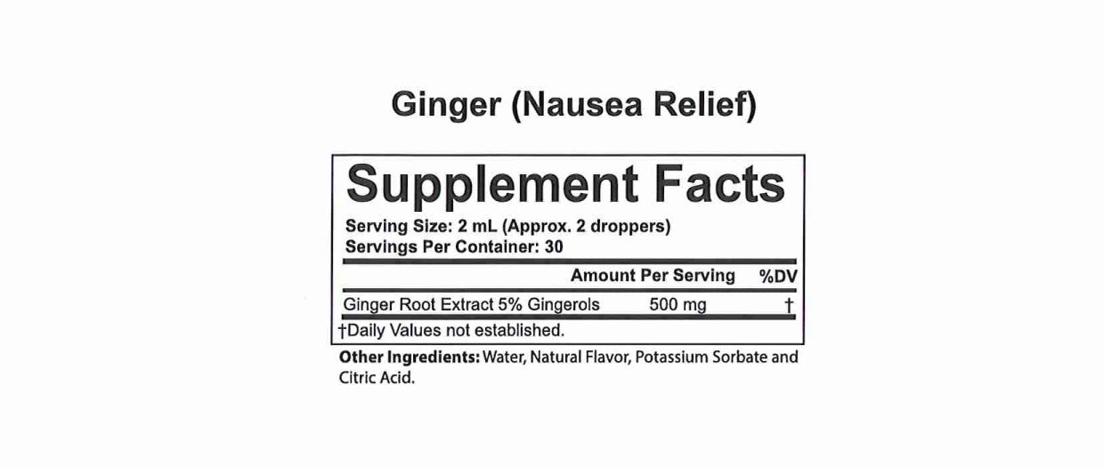 Ginger Root Micro-Dose Dropper — Advanced Support (500 mg)