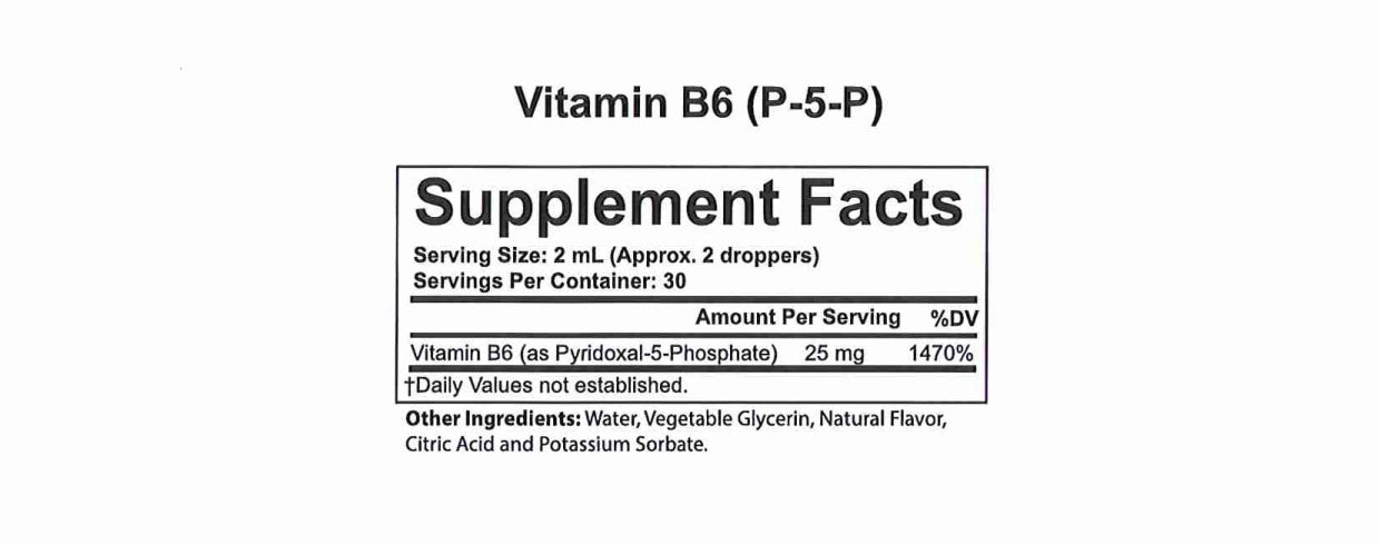 Vitamin B6 Micro-Dose Dropper