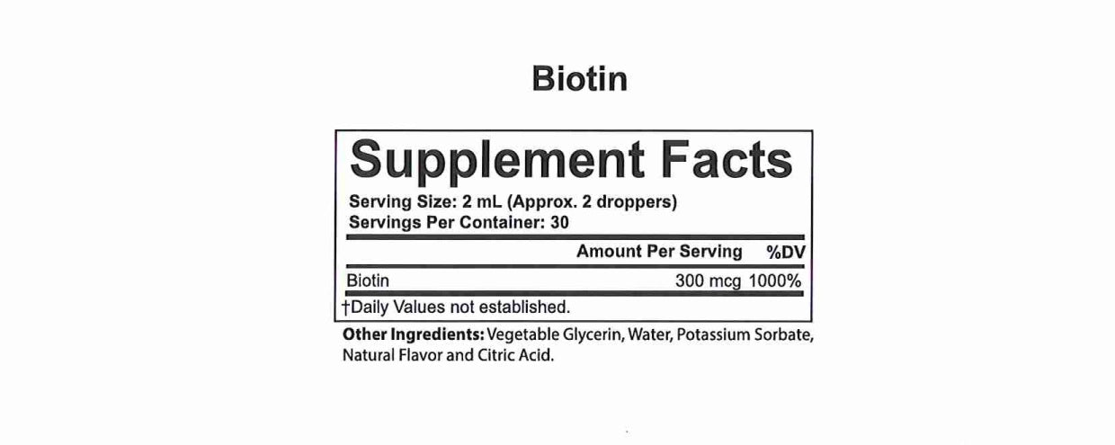 Biotin Micro-Dose Dropper